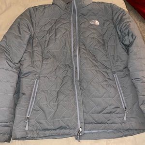 Gray north face jacket